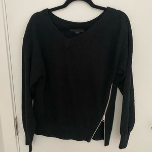 Alexander Wang Off Shoulder Jumper w/Zip Detail